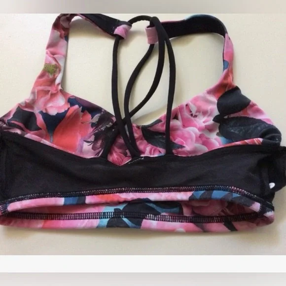 Lululemon Secret Garden Floral Free To Be Bra. XS - EUC - Picture 10 of 12
